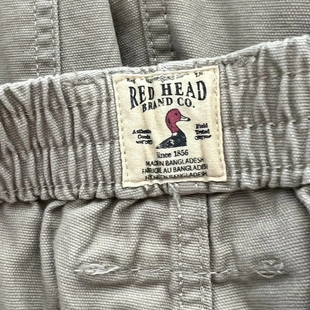 Red Head Brand Co Shorts Mens 42 Khaki Beige Beachcomber Cargo Flat Front‎
